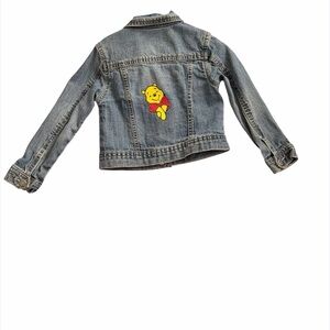 Kids Blue Denim Jacket with Pooh size 4T